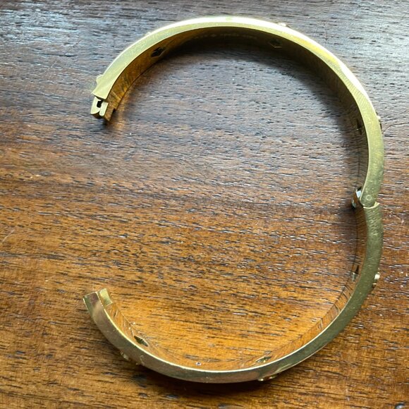 Kate Spade Gold Tone Bangle Bracelet. - Picture 3 of 6